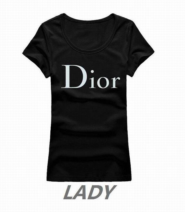 Dior short round collar T woman S-XL-013